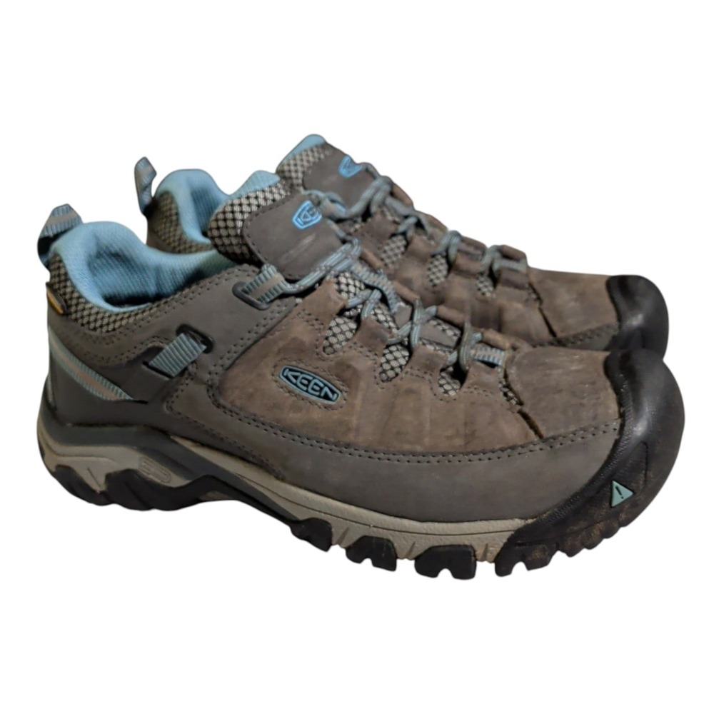 Keen Targhee III Shoes Womens Size 8W Blue Waterproof Low Hiking Gorpcore Gorp